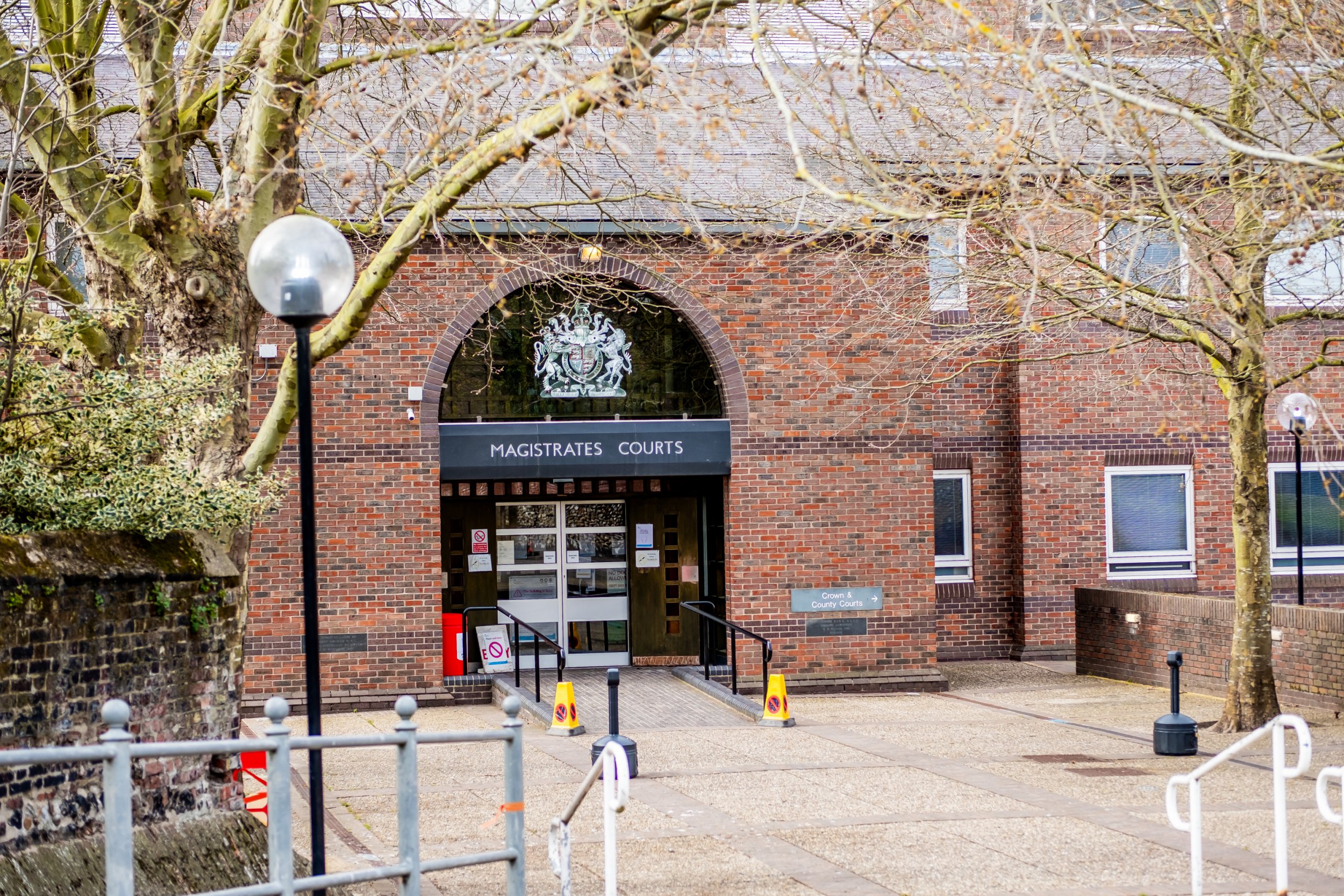 The exterior of the Magistrates Courts in the city of Norwich