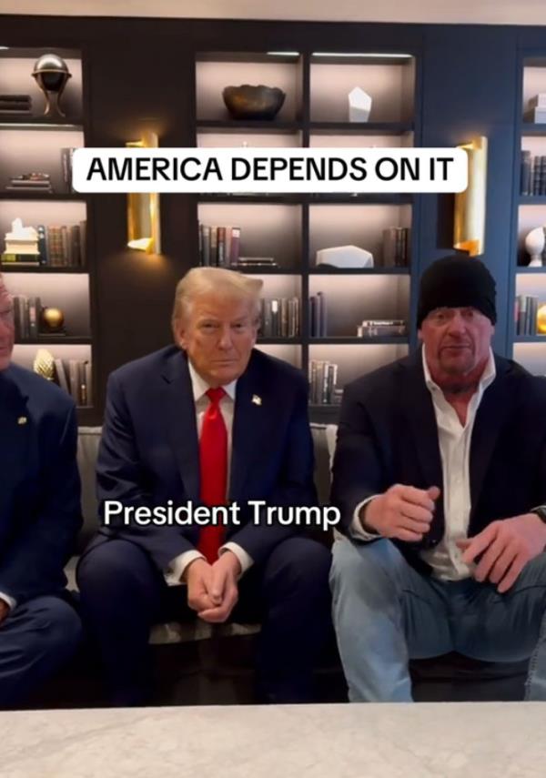 WWE legends The Undertaker and Kane endorsed former President Donald Trump.