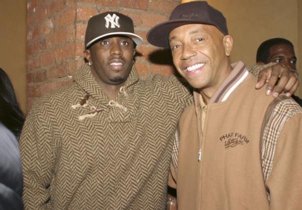 Sean "Diddy" Combs and Russel Simmons in 2005.