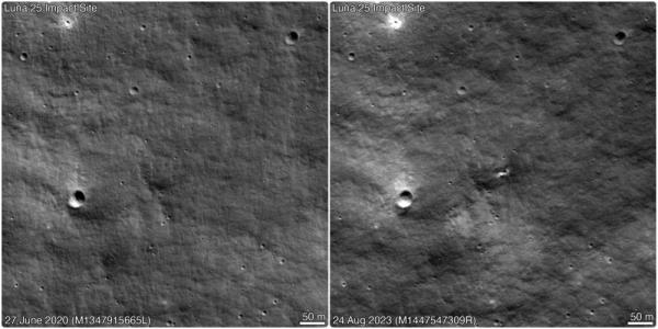 Nasa spots new Moon crater, likely caused by crashed Russian probe
