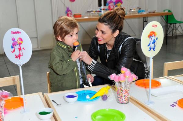 Jamie-Lynn Sigler with son Beau.