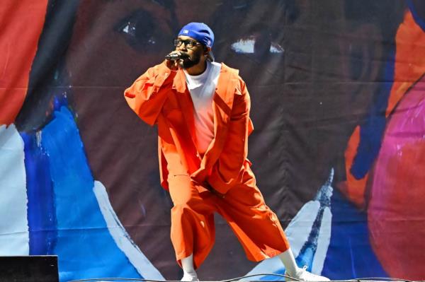 Kendrick Lamar performs during the 2023 Governors Ball Music Festival at Flushing Meadows Corona Park on June 11, 2023 in New York City.