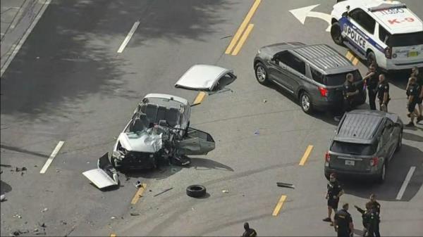 Orlando police are investigating a serious crash shutting down Michigan Street in both directions.