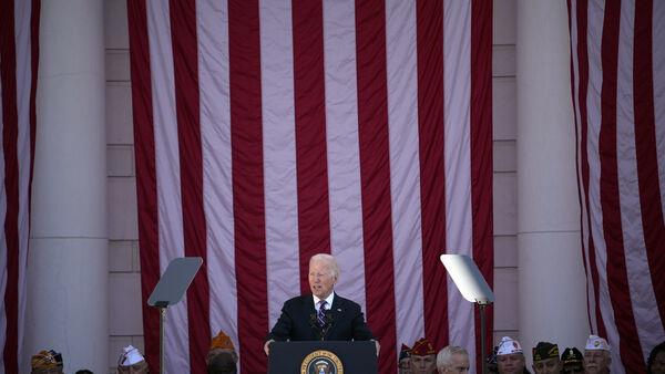Veterans are ‘steel spine of this nation’, says Biden