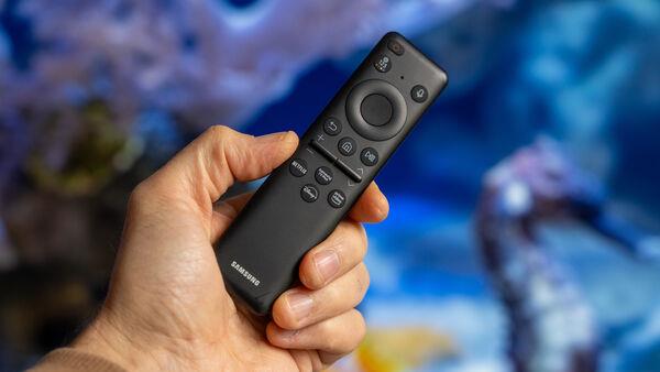 The Solar remote is compact, has just the right amount of buttons and you'll never have to charge it. Picture: Noel Campion.