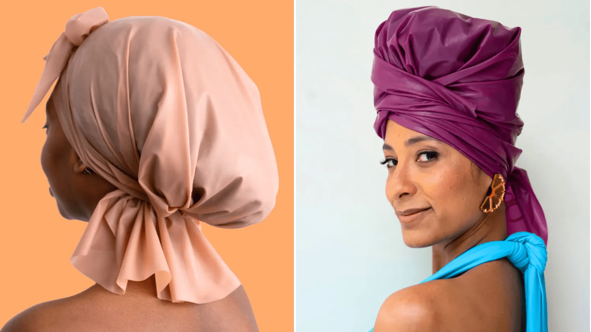 Obé headscarves on models