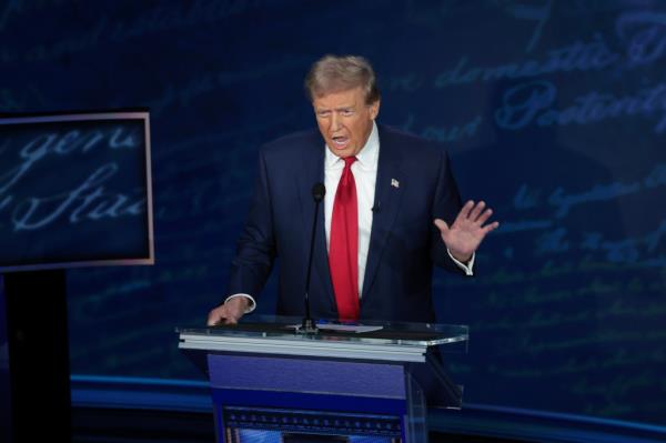 When the topic of race, and Trump’s recent allegation that Harris has only recently been identifying as black, came up, the vice president smiled through the former president’s explanation that he doesn’t care what Harris identifies as.