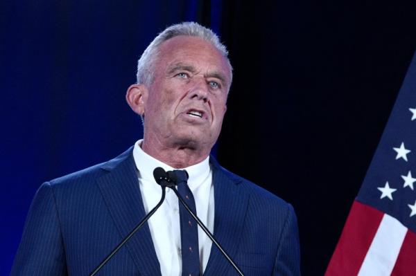 Independent presidential candidate Robert F. Kennedy Jr. speaks in Phoenix, Arizona, August 23, 2024.