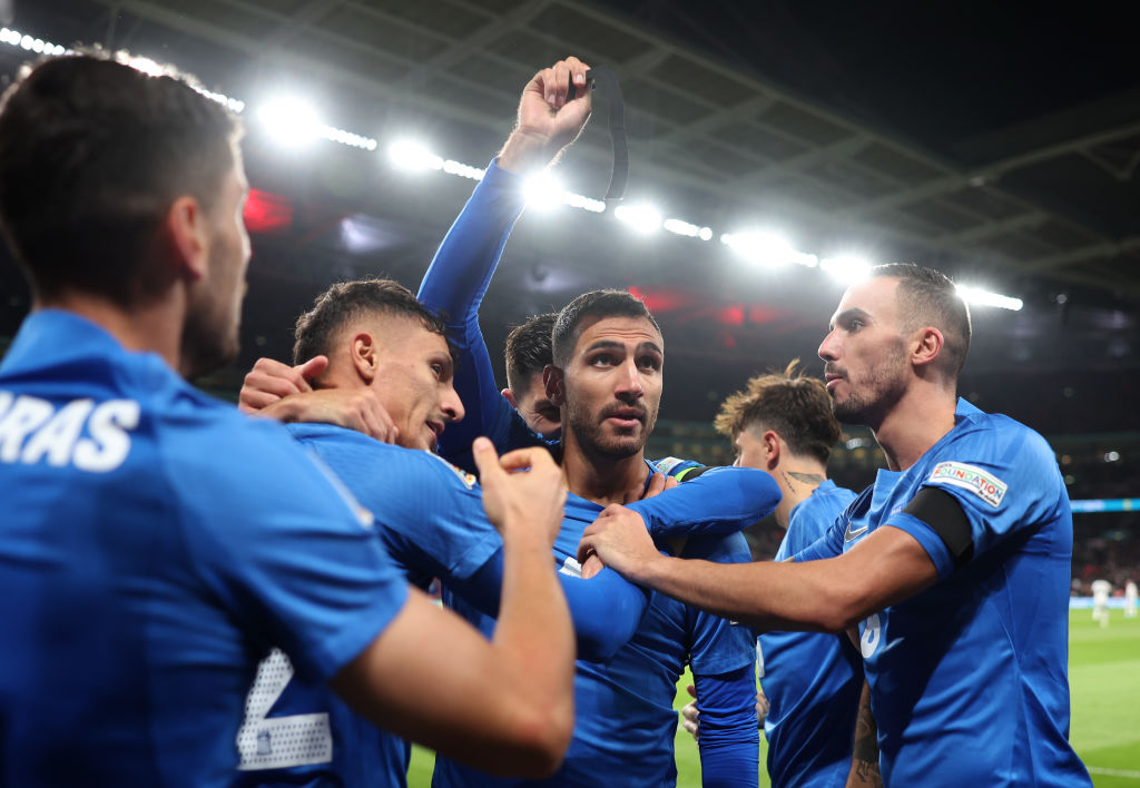 英格兰对希腊 - UEFA Nations League 2024/25 B组B2