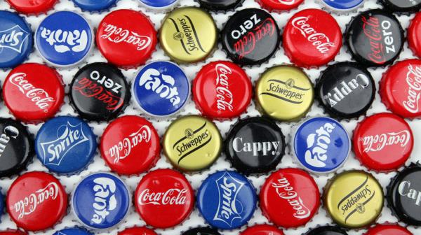Coca-cola drink bottlecaps