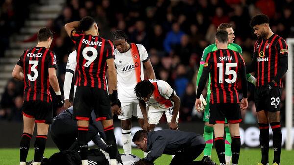 Luton captain Tom Lockyer stable after suffering cardiac arrest at Bournemouth