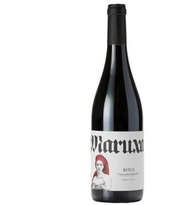A bottle of red wine.