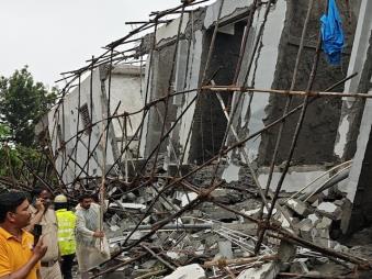 Two rescue vans from the fire and emergency department have been pressed into rescue operations. (Image: X)