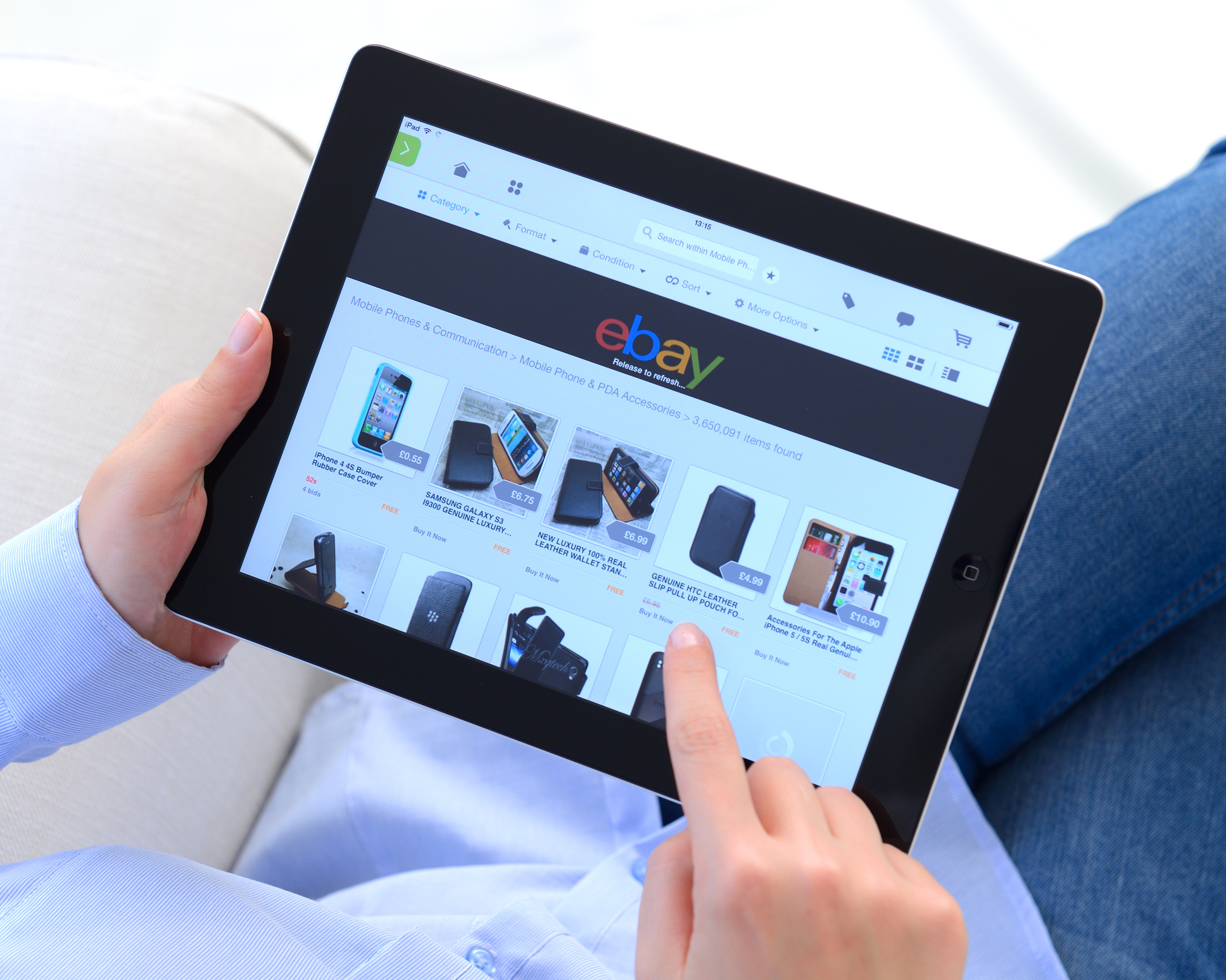 Ebay on iPad