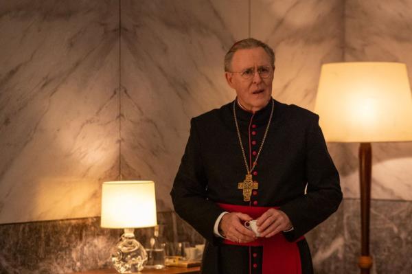 John Lithgow as a cardinal