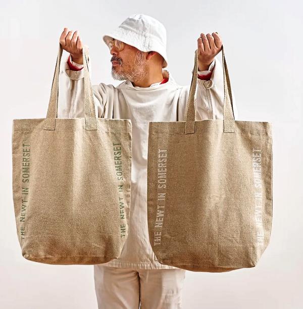 Newt In Somerset, a luxury accommodation set in a country estate in England, sells understated tote bags like these on its website. — thenewtinsomerset.com