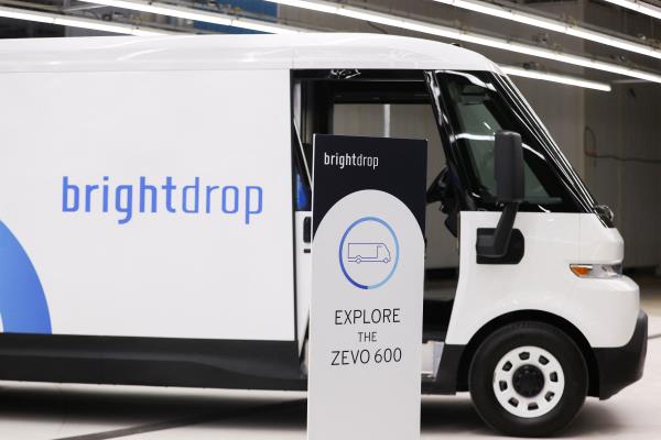 Opening of automaker General Motors (GM) Brightdrop unit's CAMI EV Assembly, in Ingersoll