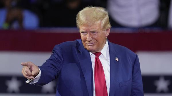 Donald Trump holds first event since apparent assassination attempt