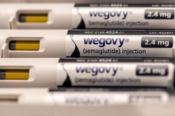A Wegovy injectable prescription weight-loss medicine that has helped people with obesity.