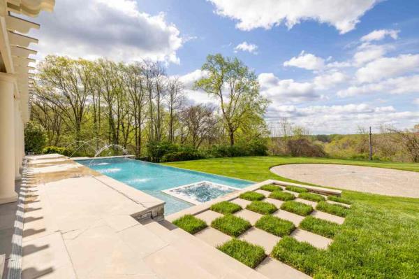 The home is situated on over 15 acres.