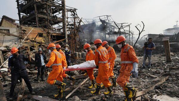 Explosion and fire at chemical factory in India kills at least nine