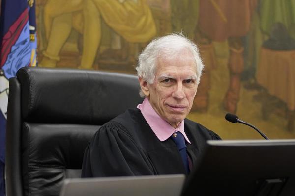 Judge Arthur Engoron sits on the bench inside New York Supreme Court, Oct. 10, 2023. / Credit: Seth Wenig / AP