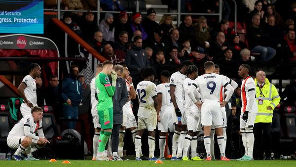 Luton’s Tom Lockyer suffers cardiac arrest as Bournemouth clash abandoned