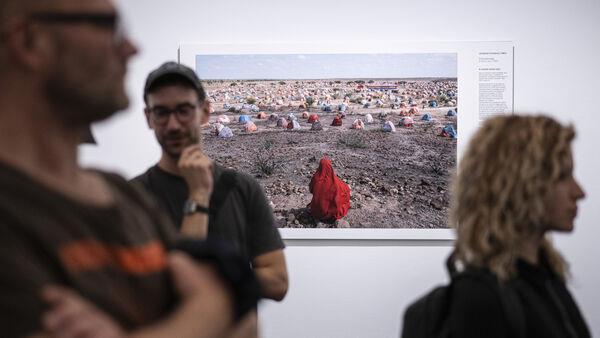 Hungary bans children from visiting exhibition over display of LGBTQ+ images