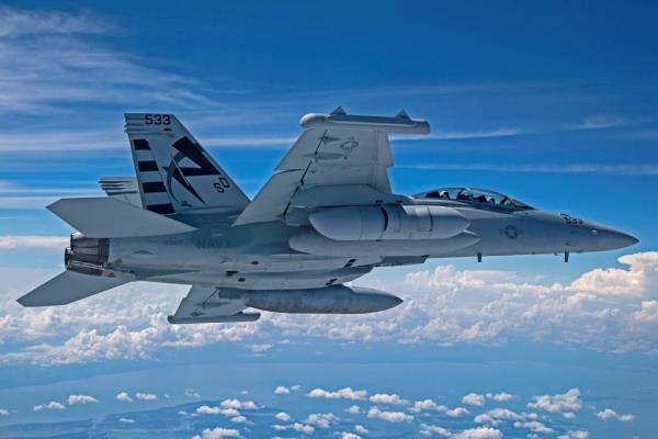 Next-Gen Jammer Mid-Band pod takes first flight on Growler