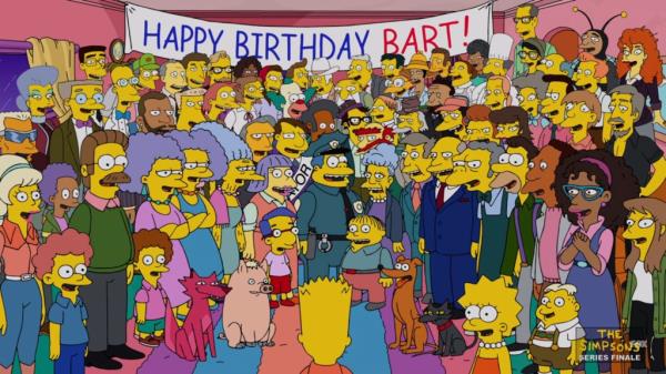 A scene from "The Simpsons" Season 36 premiere