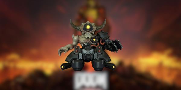 Doom Hunter Toy Preview in Doom Eternal