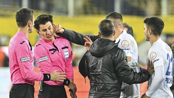‘I will never forgive’: referee punched in Turkey opens up over incident
