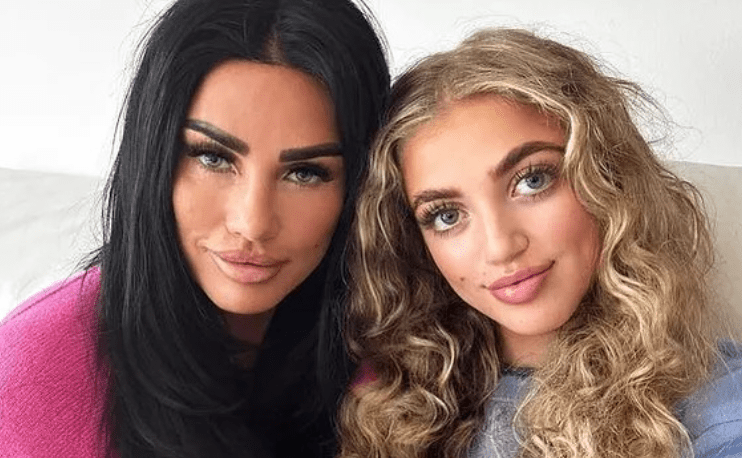 Katie Price and her daughter Princess