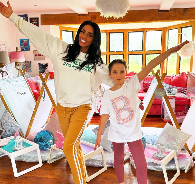 Katie Price and her daughter Bunny