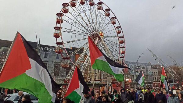 Thousands rally in Cork and Dublin calling for end to war in Gaza