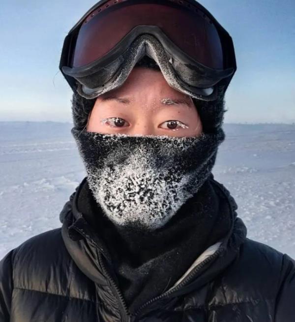 Michelle Endo spent a year working at the South Pole. Credit: Instagram / @wandereatwrite