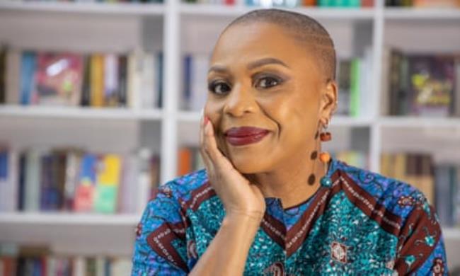 Portrait of poet and author Lola Shoneyin.