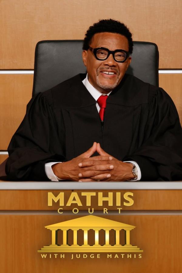 Judge Mathis on the set of his "Mathis Court" TV show.