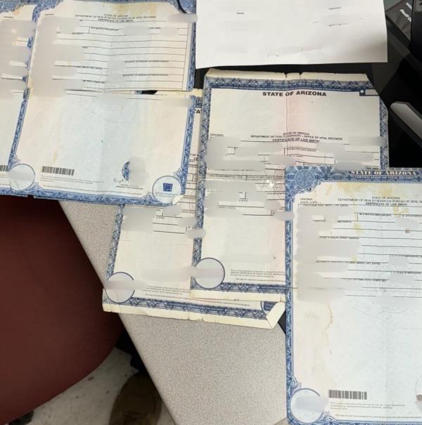 Fake birth certificates have been used to disguise kids as family members of smugglers
