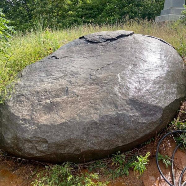 Gettysburg staff were able to remove all traces of the vandalism.
