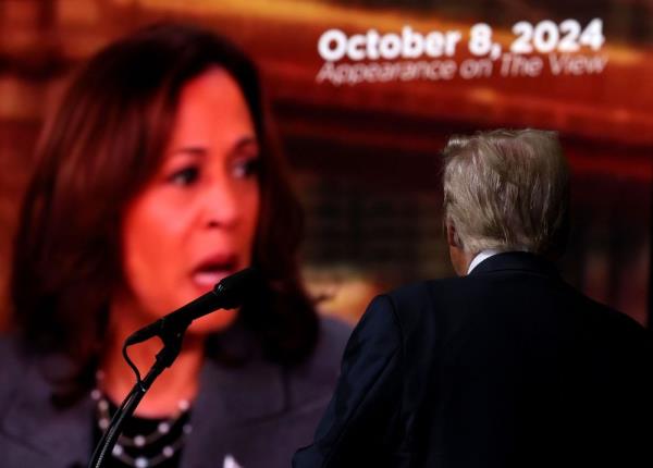 Fit Harris throws down the gauntlet: Will Trump share his medical records too?
