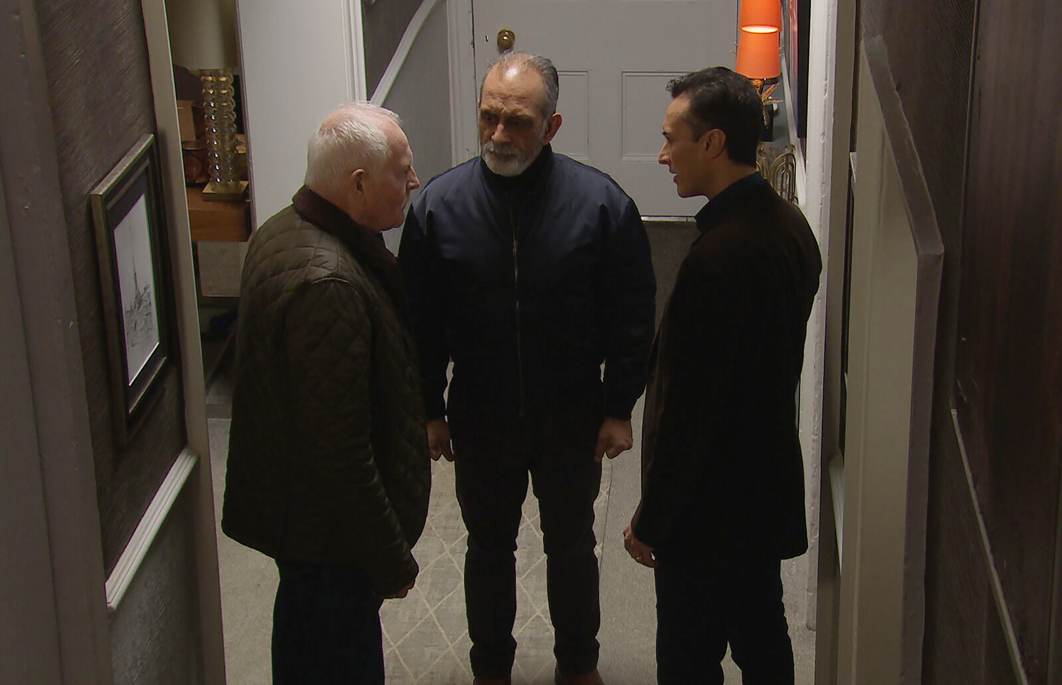 Eric confronts Amit at Holdate and voices his concerns to Jai in Emmerdale