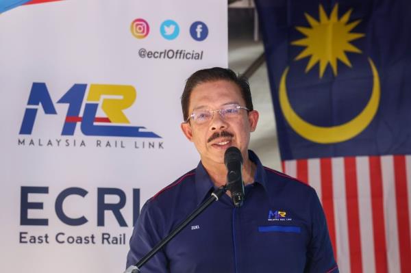 Mohd Zuki Ali: ECRL project has achieved more than 48pc in work progress