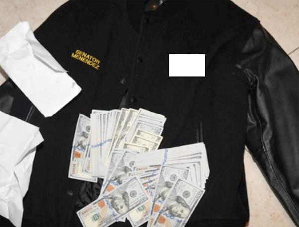 Cash and Menendez's jacket