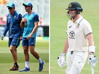 A conversation took place between Pat Cummins, Steve Smith and Andrew McDonald regarding Smith's batting preferences. (Image: AFP)