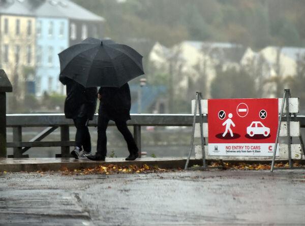 The warning for Cork, Kerry, Clare and Galway will come into effect at 3pm and is in place until midnight on Thursday. Picture: Eddie O'Hare