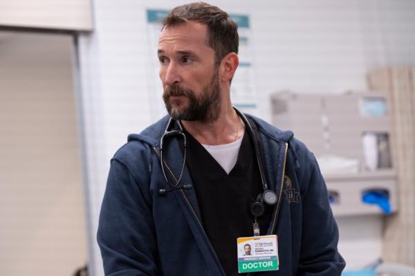 Noah Wyle in a scene from "The Pitt."