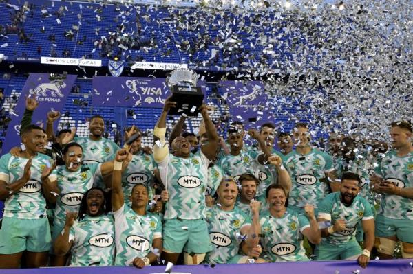 World champions South Africa click in second half to overpower Argentina