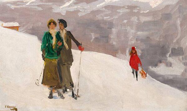 Switzerland (Hazel and Alice) by John Lavery at Whyte's. Switzerland (Hazel and Alice) by John Lavery at Whyte's.