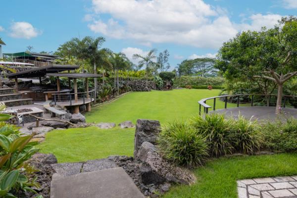 The property is on the slopes of Hualalai Mountain.